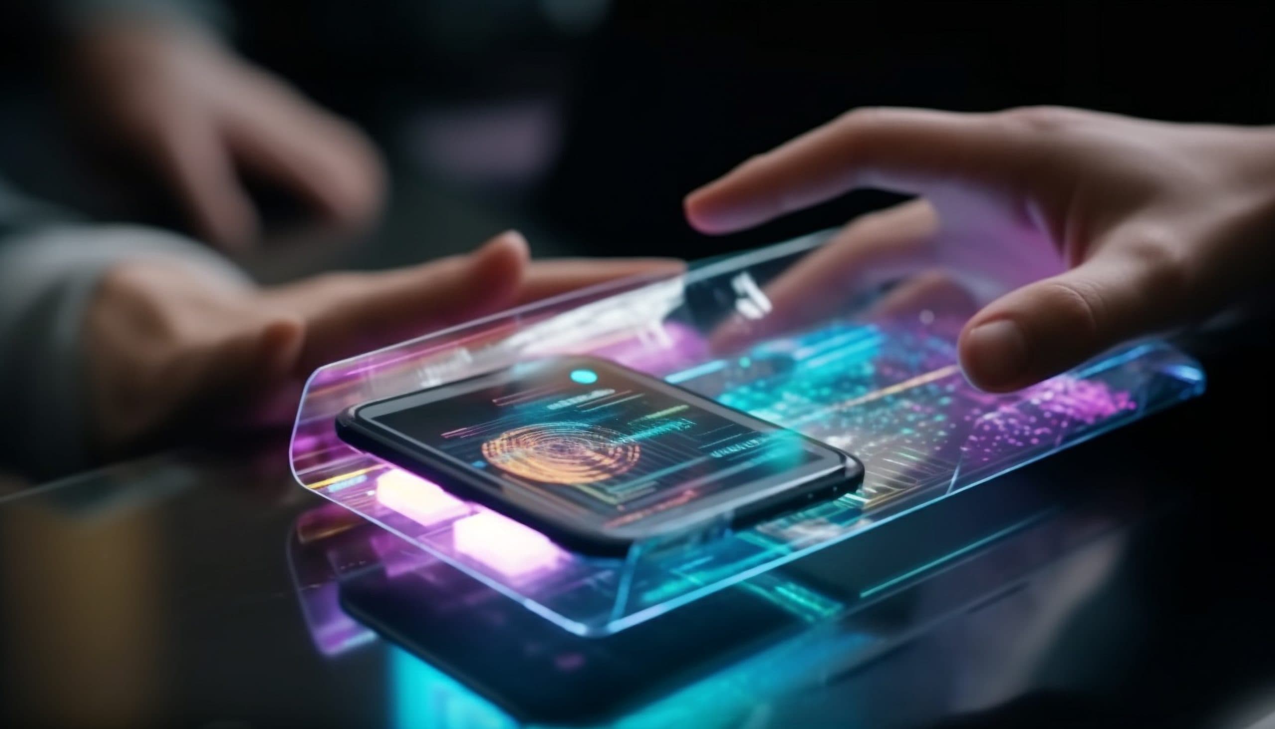 person-holding-phone-with-lit-up-display-that-says-galaxy-it